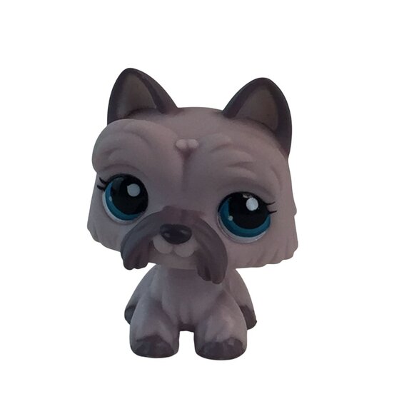 Littlest Pet Shop LPS 509 Yorkshire Terrier Glass Eyes 1201 Scottish Terrier Dog - Picture 8 of 13